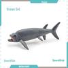 Marine Animal Model Set: Shark, Turtle, Dolphin, Whale, Penguin, Crab, and Seabed Creatures