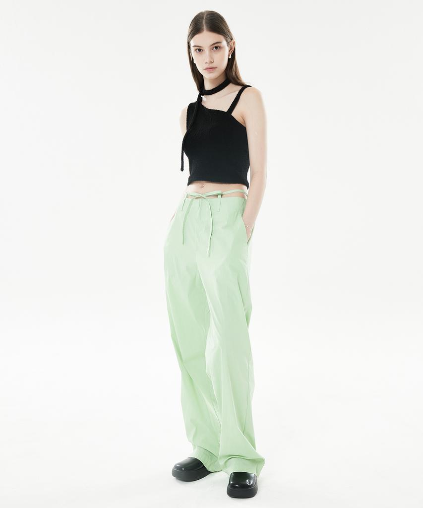 LARTIGENT Lls Ribbon Pants (Light Green)