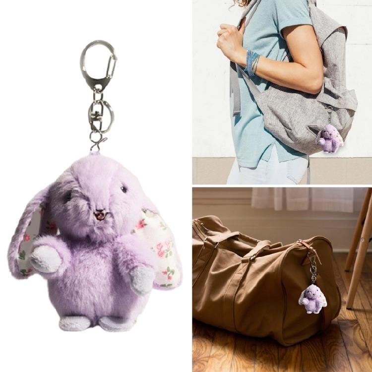 Charm Plüsch Hase Ornament Schlüsselanhänger Entzückende Hasen Dekoration PP Baumwolle Textur Taschenanhänger Geeignet Geburtstagsgeschenk
