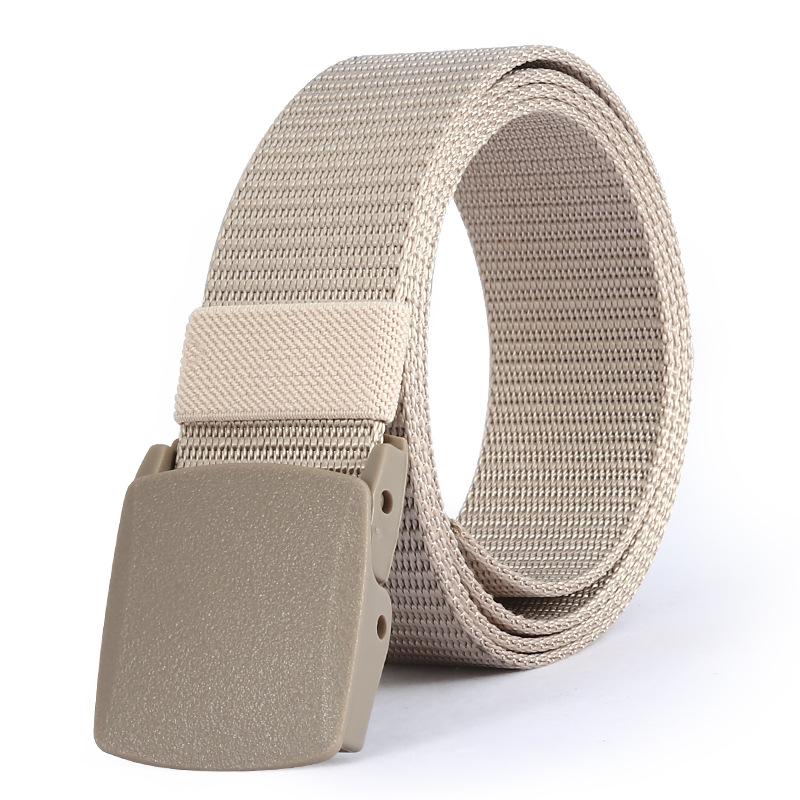 Military Fan Accessories Canvas Tactical Pants Belt Outdoor Unisex Casual Belt Nylon Woven