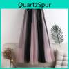 Waist Elastic Summer Woman High Breathable Lady Elegant Pure Color Matching Skirt Fashion Casual Tulle Skirt