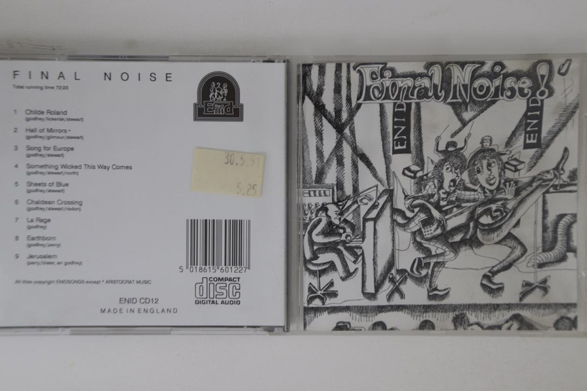 

CD ENID - Final Noise ENIDCD12 NONE 1989 UK Rock Used