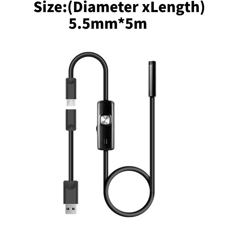 Usb Borescope Endoscope With Phone Connection Portable Visual Inspection Tool