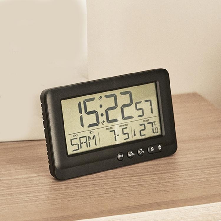 Functional Bedsides Digital Alarm Clock Stylish Digital Alarm Clock with Alarms Date Temperature Display for Track Time
