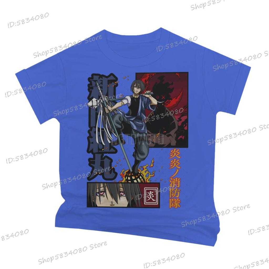 Anime Fire Force Printed Cool TShirt Anime Unisexga Adult Vintage Soft Tees Gift for Him Classic Fire Force Streetwear Tshirts