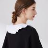 Perfect Match Shirt Sweater Neck Collar Detachable False Collar Universal White Cape Ruffled Shawl Wrap Scarf Decorative Accessory
