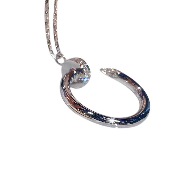 

Высококлассное ожерелье Feeling Simple Fashion Hundred Matching Keybone Chain Ladies C Ожерелье Jewellery серебряный