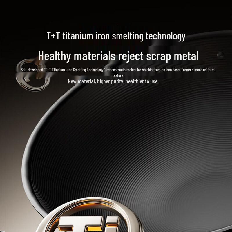 KOBACH 30cm Titanium Iron Wok with Spatula
