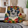 1pc Ravenclaw Crest Cartoon Blanket,Portable Throw for Travel & Camping, All Season Cozy Blanket,Ideal Gift
