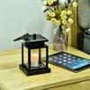 Solar Power Outdoor Garden Led Candle Light Wall Lantern Fence Lawn Lamp