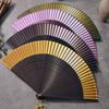 Hollow Carving Bamboo Folding Fan Portable Dance Fan Chinese Style Retro Hand Fan  Gift Giving