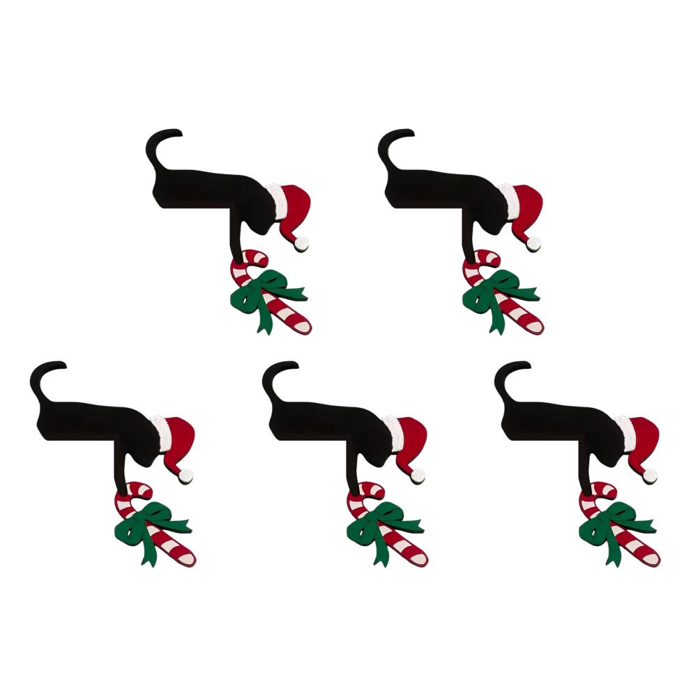 Świąteczne Nakładki na Drzwi Dekoracja Zimowa Świąteczna Dekoracja Narożnika Drzwi Znak Narożnika Drzwi Dekoracja na Aktywności Świąteczne Ornament