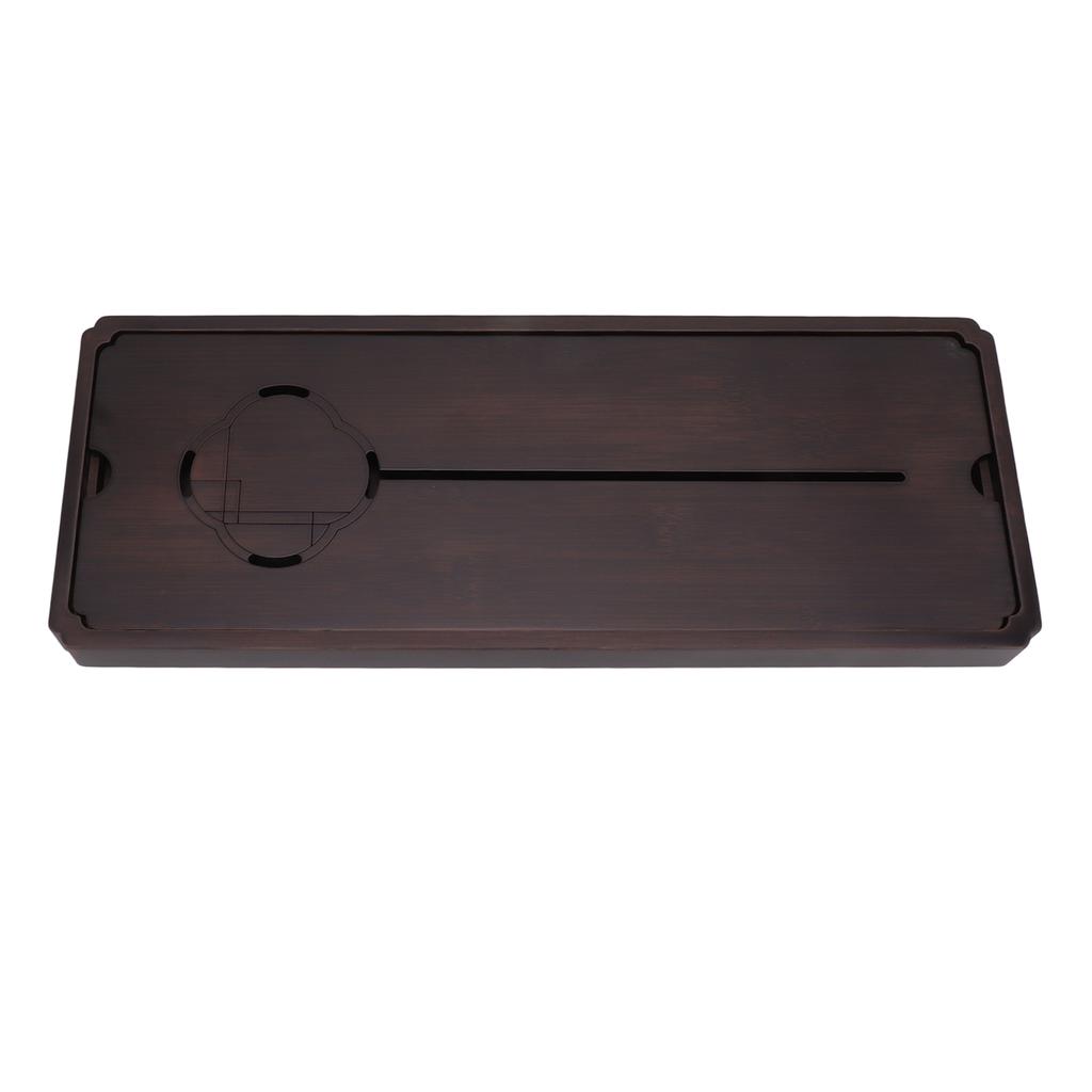 Čínský odtokový čajový podnos pro skladování vody Bambusový Jednoduchý Dekorativní Robustní Domácí Servírovací podnos na čaj