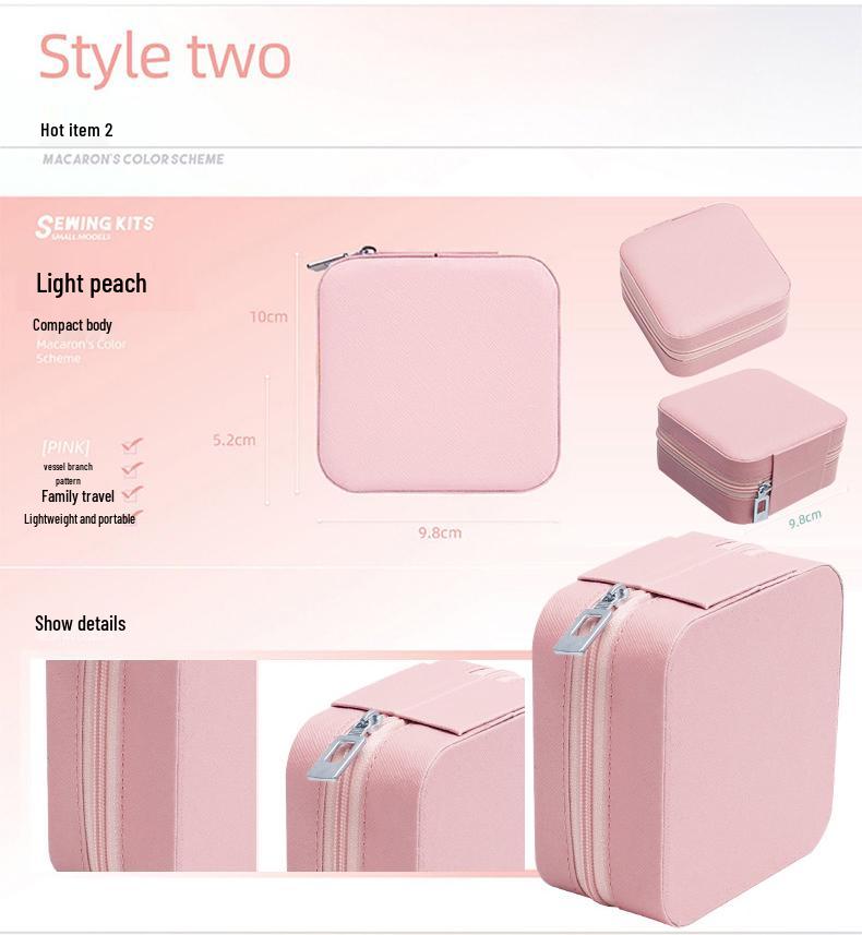 High-Quality Portable Sewing Kit: Needle and Thread Box for Home, Dorm, or Wedding Sewing Needs.