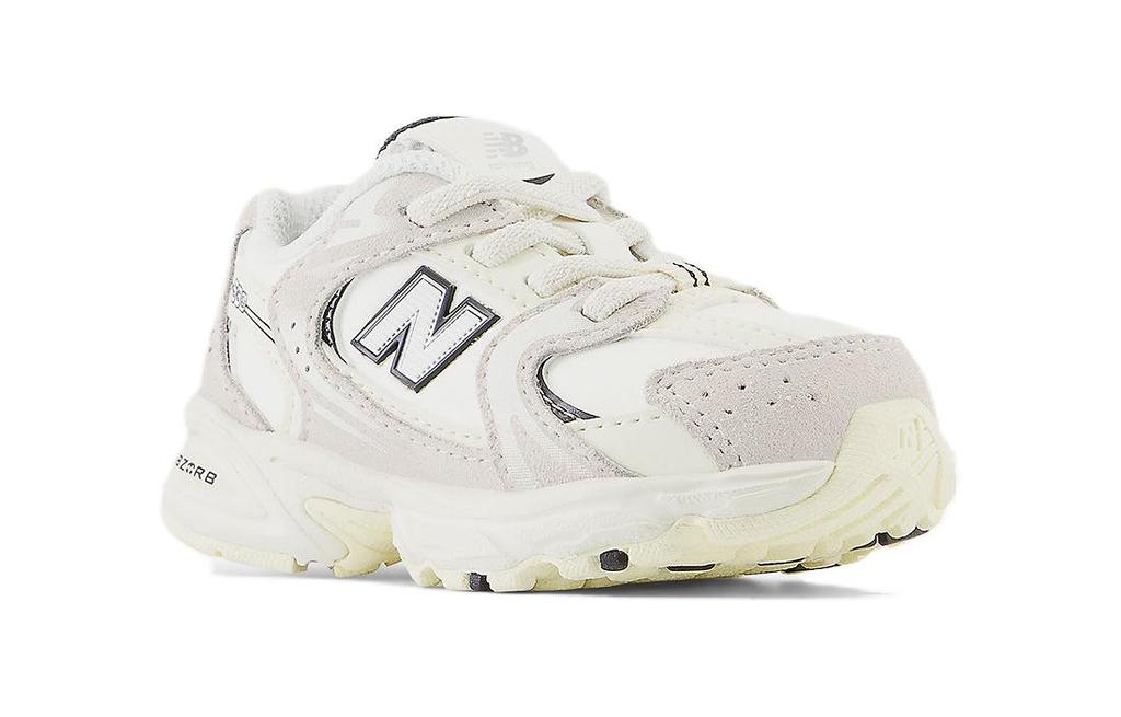 New Balance Zapatos de Bungee Cómodos Resistentes a la Abrasión Bajos para Niños Pequeños Ecrú Bebé y Niño Pequeño IZ530CT