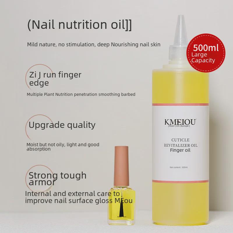 500ml Nail Nutrition & Softening Oil - Moisturizes Cuticles and Exfoliates Dead Skin