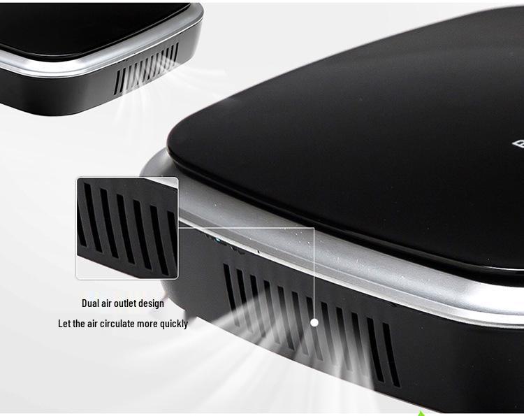 Solar-Powered Car Air Purifier: Eliminates Odors & PM2.5