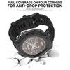 Glass + Case for Amazfit T-Rex 3 Pro Anti-scratch Screen Protector Tempered Glass Film+Bumper Silicone Protective Cover Accessories