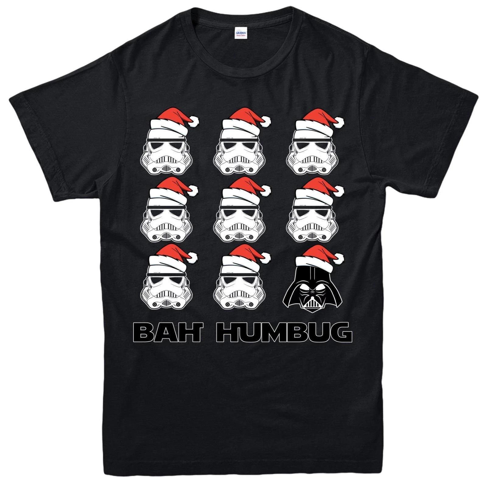 storm trooper Christmas xmas secret Santa funny fume movie Star Wars t shirt L