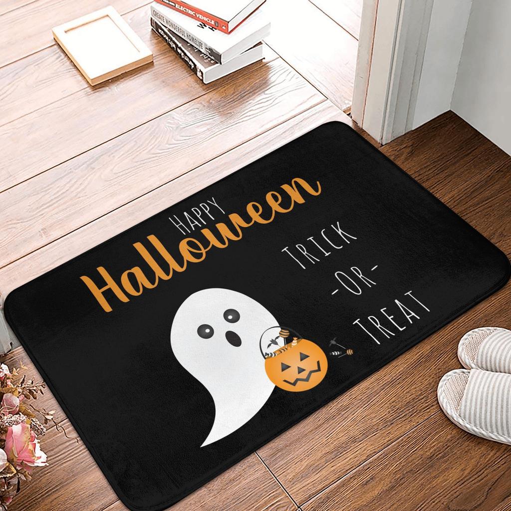 Halloween Doormat Anti-Slip Entrance Kitchen Bath Floor Door Mat  Bedroom Balcony Carpet Rug