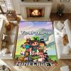 Minecraft 7 Customized Name Carpet Design for Balcony Hallway Bedrooms Dormitory Anti-slip Rug Office home decor Wedding Party Gift