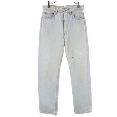 90s 501 Made In USA Straight Denim Pants W29 Button Fly Jeans Men's Used