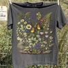 Botanical Wildflowers Comfort Colors Shirt, Vintage Nature Graphic Tee, Retro Meadow Flower Tshirt, Floral Cottagecore Top Gift