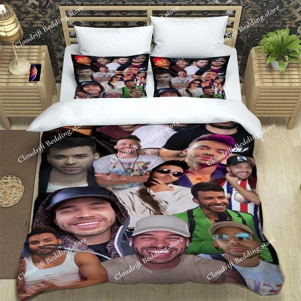 Bettwäsche-Sets mit Motiven des lateinamerikanischen Sängers Romeo Santos: Exquisites Bettwaren-Set, Bettbezug-Set, Bettdecken-Set, luxuriöses Geburtstagsgeschenk