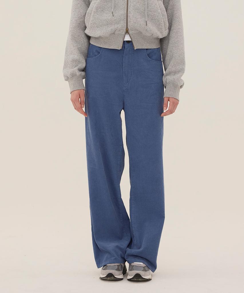 DANGLEDROP Dgdp Corduroy Standard Wide Pants_Blue
