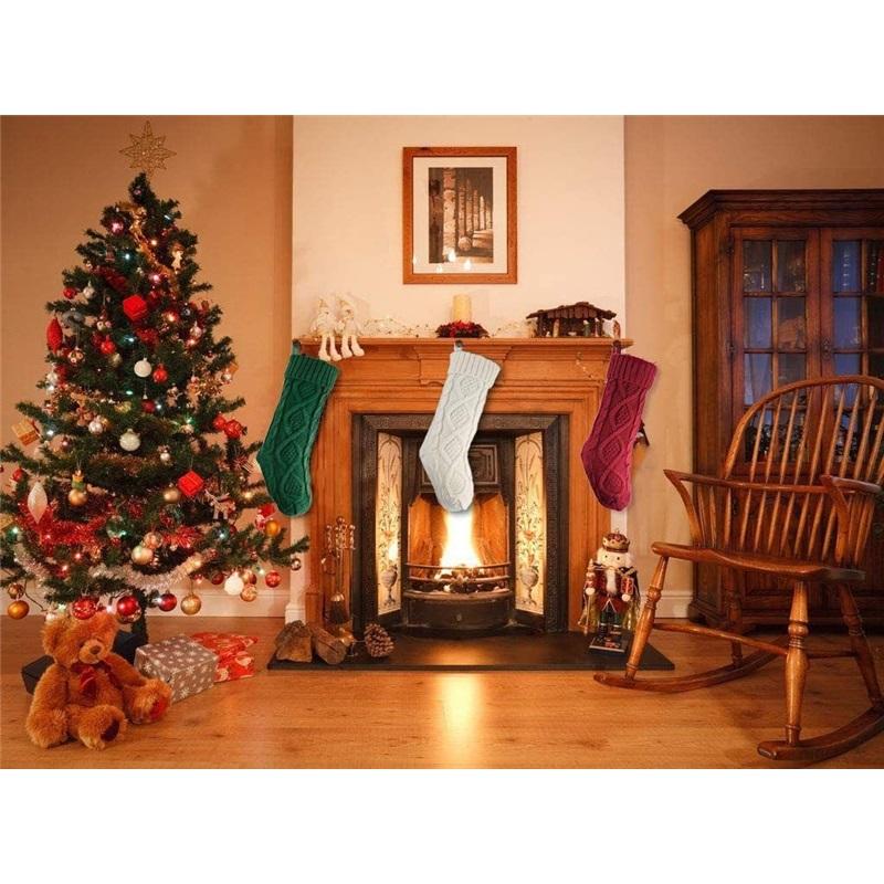 Weihnachtssocken Europäisch Amerikanischer Stil Dekorative Geschenktüten Für Feiertagsdekorationen Weihnachtsstrümpfe Festliche Ornamente Weihnachtszubehör