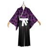 Demon Slayer Akaza Upper Rank Three Cosplay Costume - Full Set with Long Sleeves