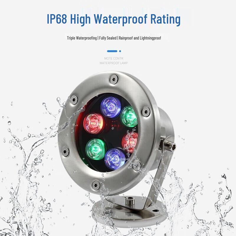 Colorful Underwater Pond & Pool LED Spotlight