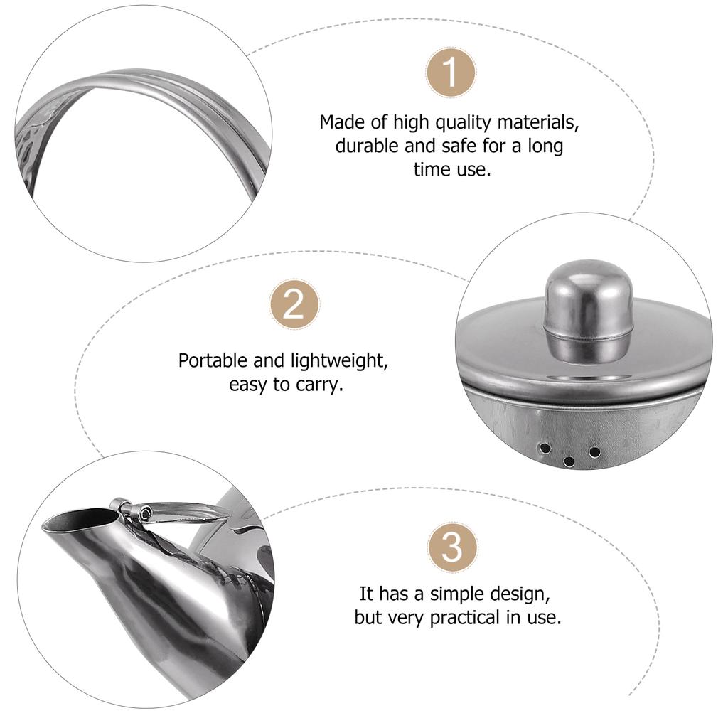 Stainless Steel Pot Tea Kettles Large Capacity for Home Household Teakettle Thicken Portable with Strainer