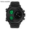 New Sports Watch Male Students Outdoor Glow-in-the-dark Waterproof Tactical Youth Dual Display Electronic Watch