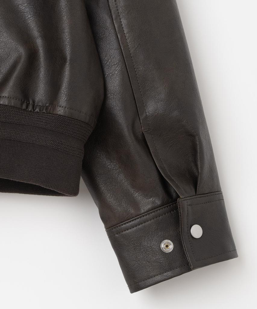 Millo Archive May A-2 Leather Blouson [Cocoa]