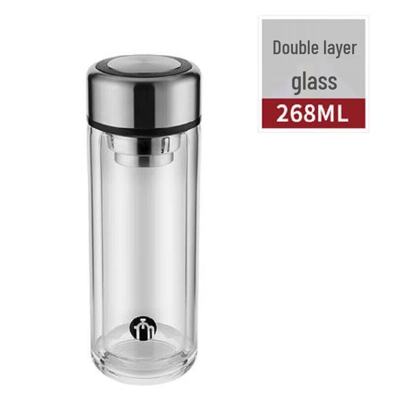 FUGUANG Double-Layer Glass Tea Infuser Cup