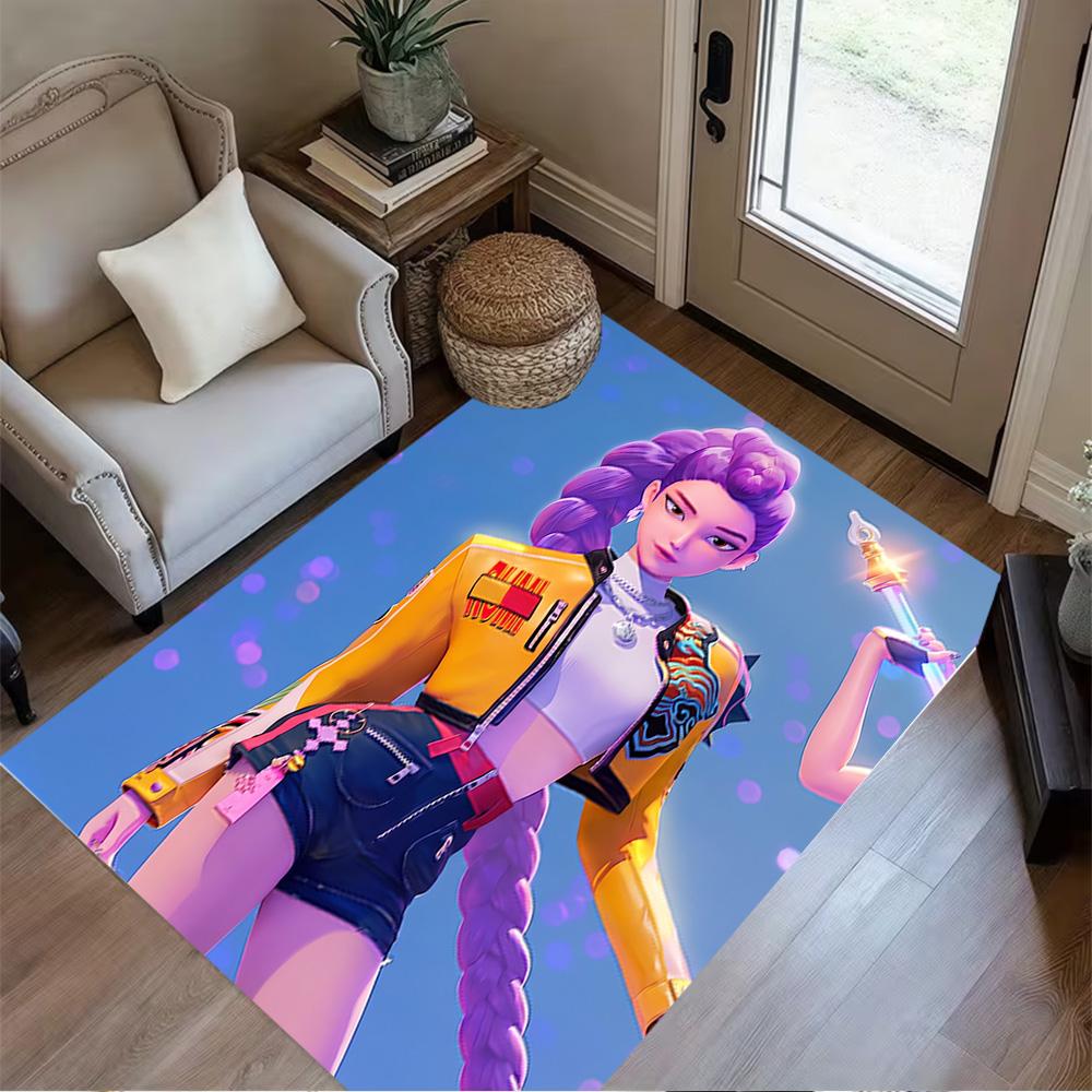 Galactic Fashion Showdown Floor Rug Office Rug Perfect for Decorate Room Dining Room Hallway Living Rooms Anti-slip Rug Decorate Offices