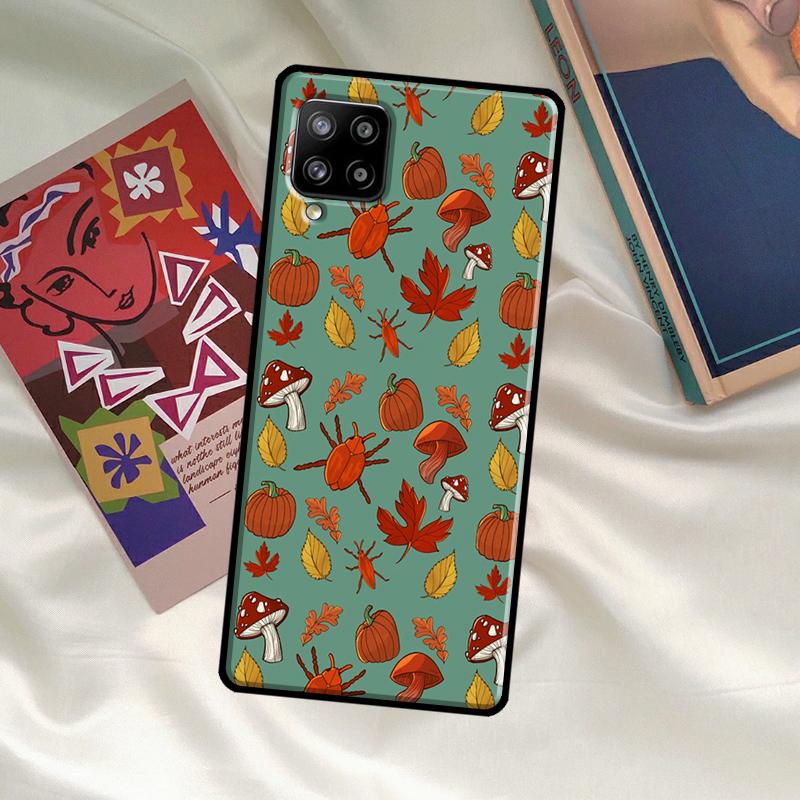 Autumn Leaves Fall Pumpkin Halloween For Samsung Galaxy A53 A33 A23 A13 A14 A34 A54 A51 A71 A52S A12 A22 A32 A42 A52 Phone Case
