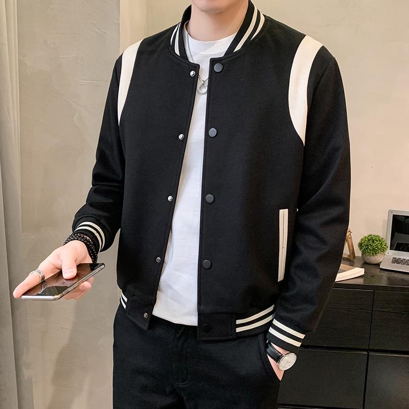 2024 Unisex Retro Baseball Jacket with White Stripes