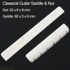 A1A2 2Pcs/lot Musical Instruments Bone Nut For Electric Guitar Bone Nut Saddle Guitar Parts White Guitar String Pillow