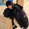 Cross-border NB Cotton Hooded Parka: Men's & Women's Windproof Warm Jacket