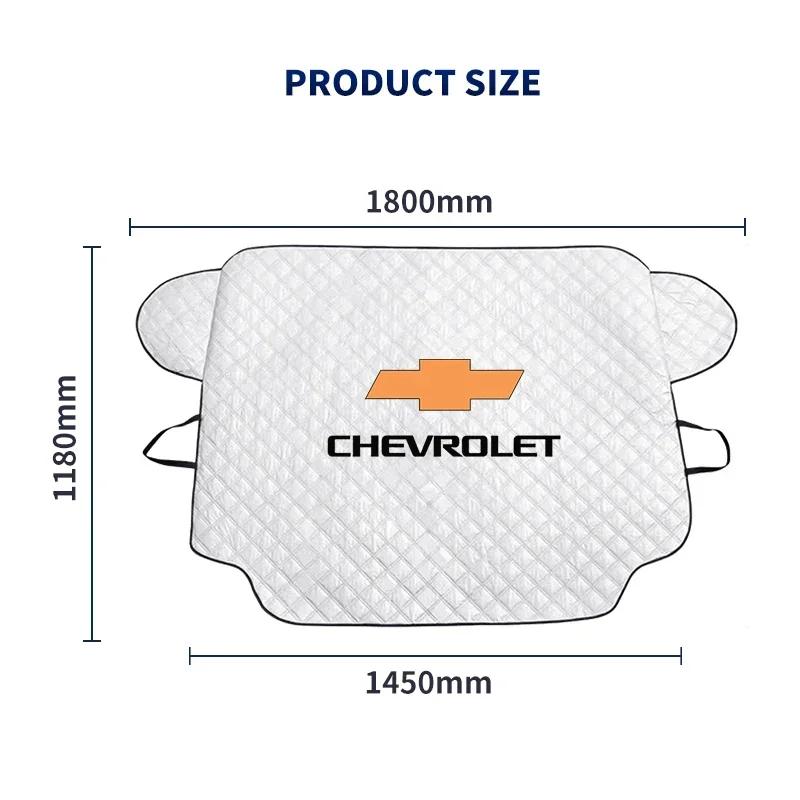 AABLN1 Car Snow Ice Protector Visor Sun Shad Fornt Windshieldhade Thermal Insulatio For Chevrolet Corvette Equinox Camaro Tahoe Cruze