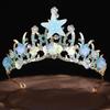 Mermaid Crown Diadems Halloween Ocean Style Costume Seashell Starfishs Hair Accessories for Women Girls Birthday Party Tiaras