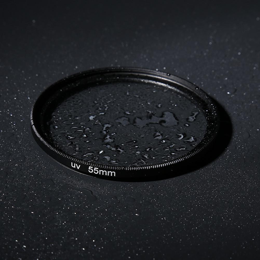 55mm UV Ultra Violet Filter Glass Lens Protector for Canon Sony Nikon Pentax