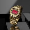 Casio Custom Collection GMW B5000GD 9A Solar Movement Metal Strap Watch Unisex Red Watch Dial GMW-B5000GD-9A(Watch4--)