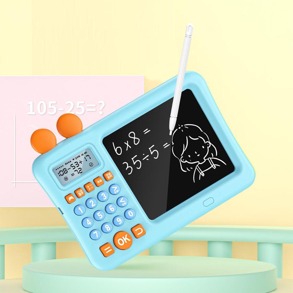 Maths Teaching Calculator Mathematics Learning Aids for Children Students blue