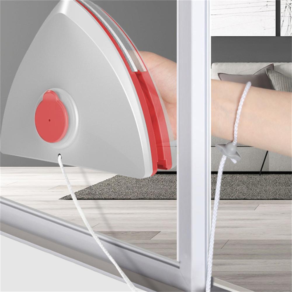 Magnetic Window Cleaner Brush Double-Side Automatic Water Discharge Wiper Glass Window Brush High Rise Outside Window Cleaner