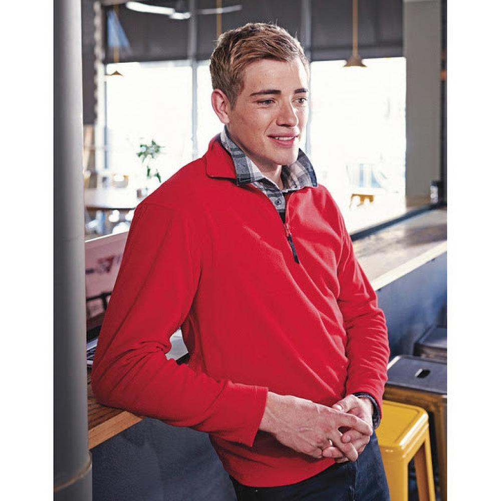 Regatta Mens Micro Zip Neck Fleece Top (170 GSM)