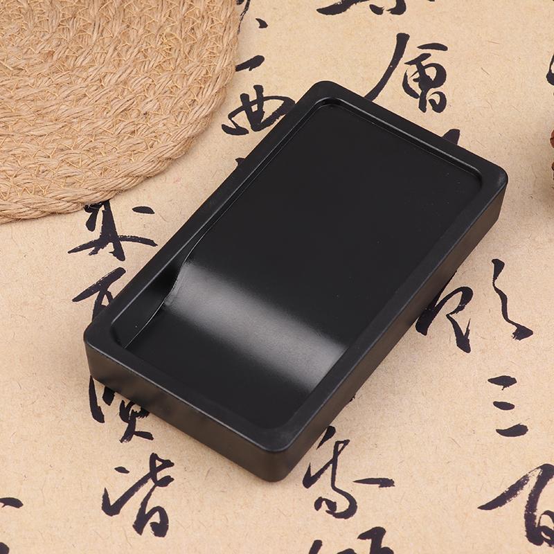 Beginner Plastic Ink Stone Set Grinding Inker For Chinese Calligraphy Pine Soot Inkstick Xuan Rice Paper Writing Painting