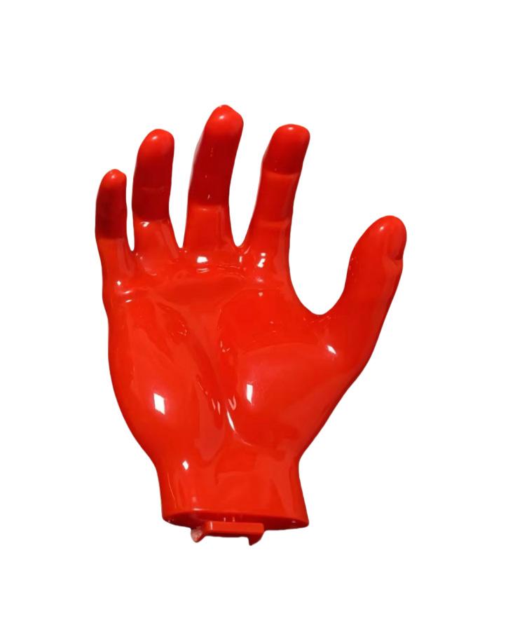 

Настенный крючок типа «ладонь», прочный клей, без сверления, декоративный подвесной органайзер для хранения ключей для дома 1PCS красный